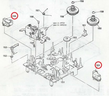 SONY TC-WR610 repair kit - Image 4