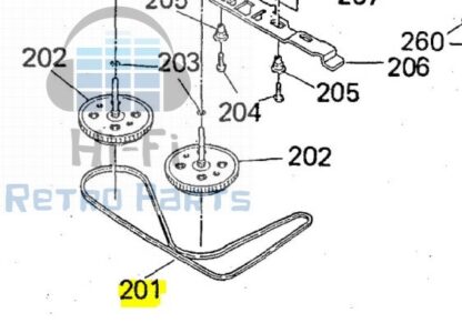 SONY WM-BF59 belts kit - Image 2