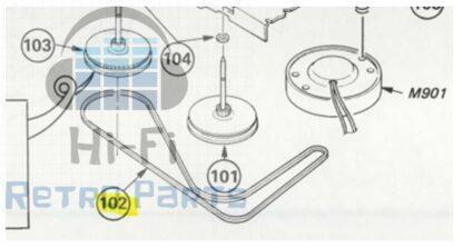 SONY WM-F75 belts kit - Image 2