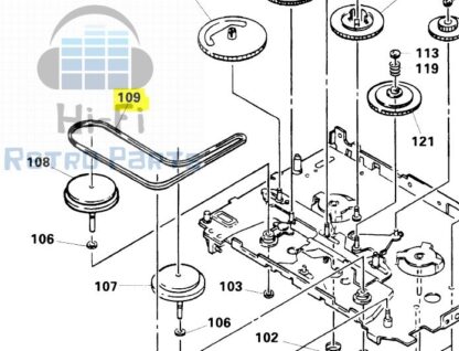 SONY WM-FX509 belts kit - Image 2