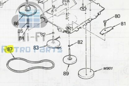 SONY WM-503 belts kit - Image 2